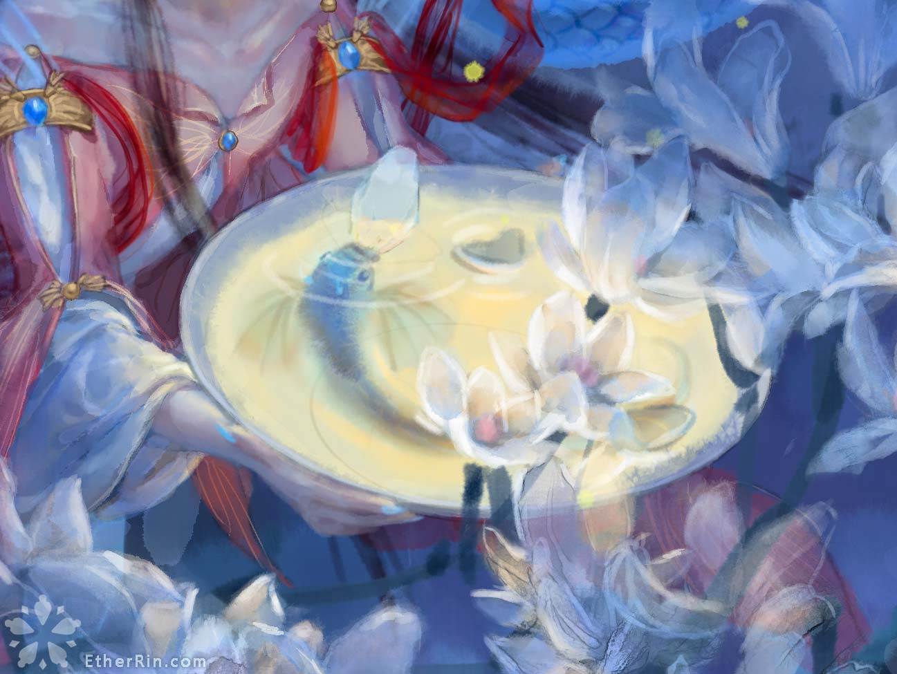 局部細節2 幽隱魚幼生體